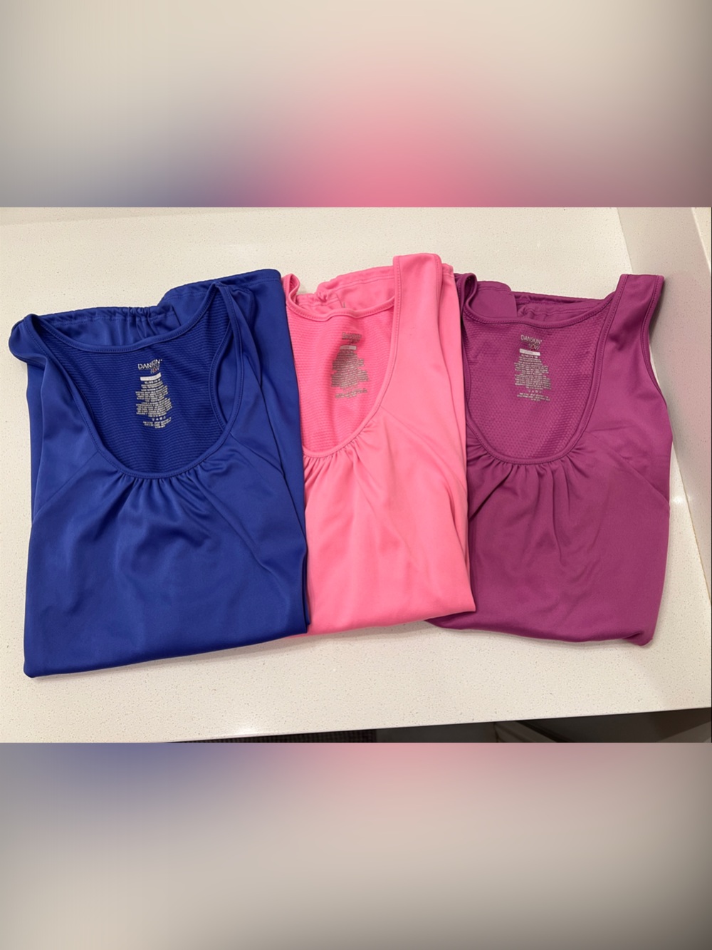 Danskin Now Women's Loose Fit Racerback Tank Bundle